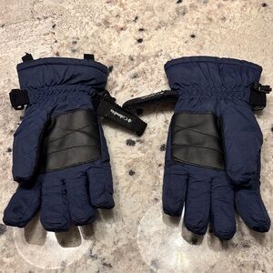 Columbia Men's Blue and Black Insulated Gloves